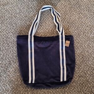 Victoria's Secret/PINK Navy Velour Tote Bag